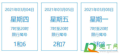 2021年北京两会限行限号吗3