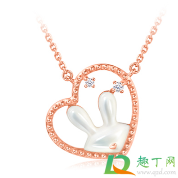 周大福2021新品兔兔项链多少钱4